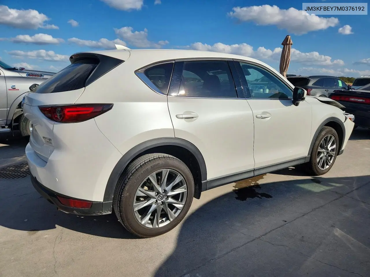 2021 MAZDA CX-5 VIN JM3KFBEY7M0376192 — фото 3