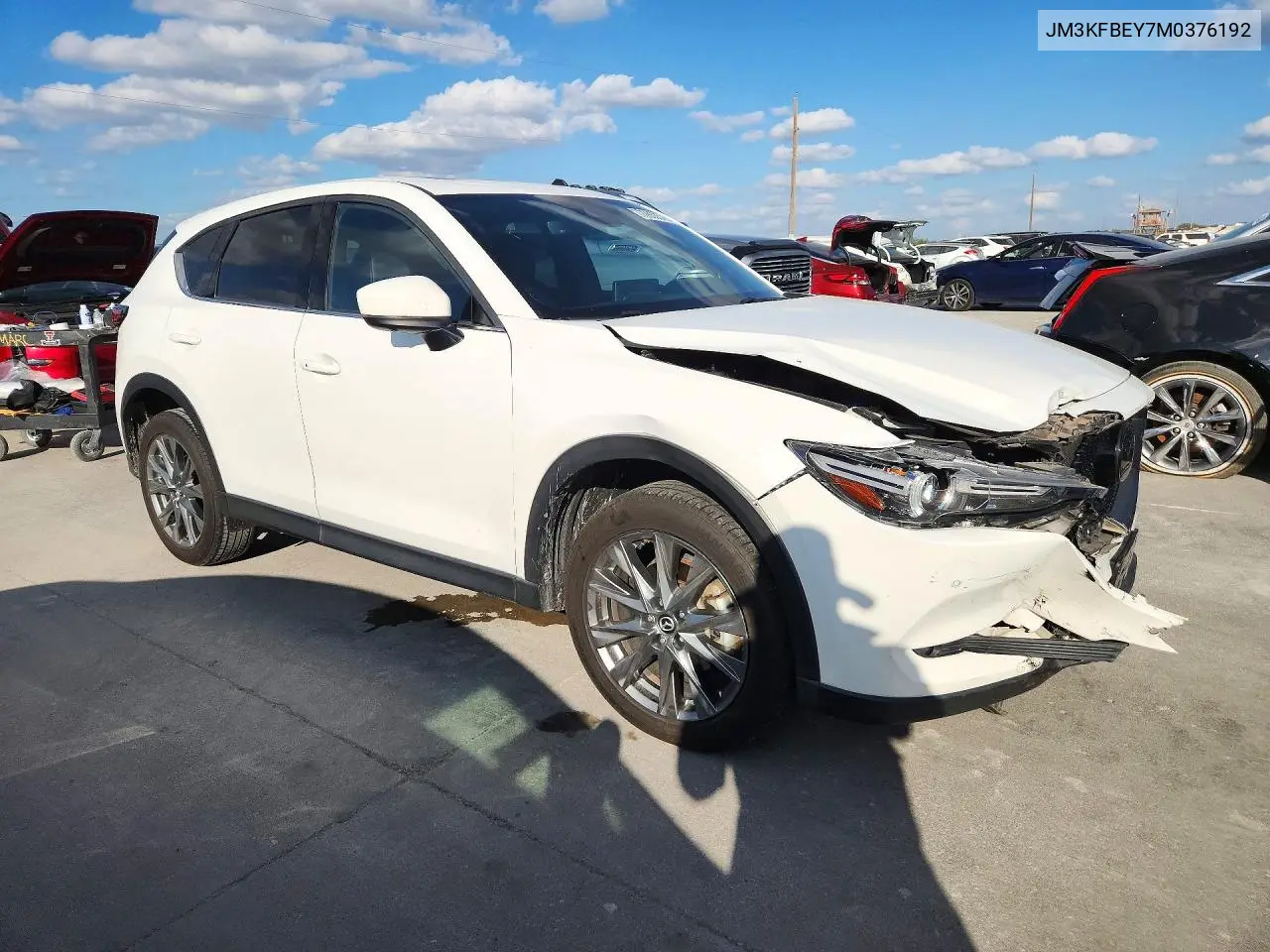 2021 MAZDA CX-5 VIN JM3KFBEY7M0376192 — фото 4