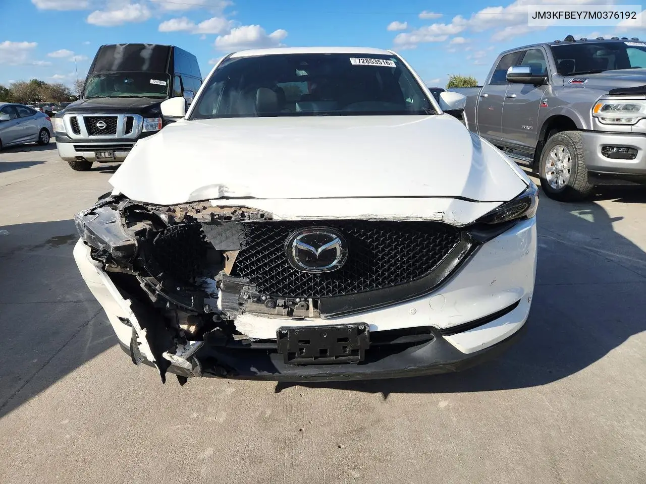 2021 MAZDA CX-5 VIN JM3KFBEY7M0376192 — фото 5