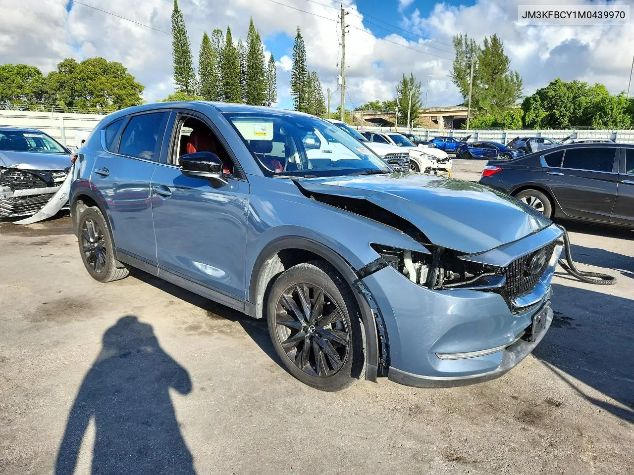 2021 MAZDA CX-5 VIN JM3KFBCY1M0439970 — фото 4