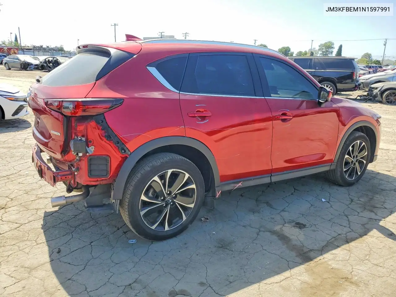 2022 MAZDA CX-5 VIN JM3KFBEM1N1597991 — фото 3