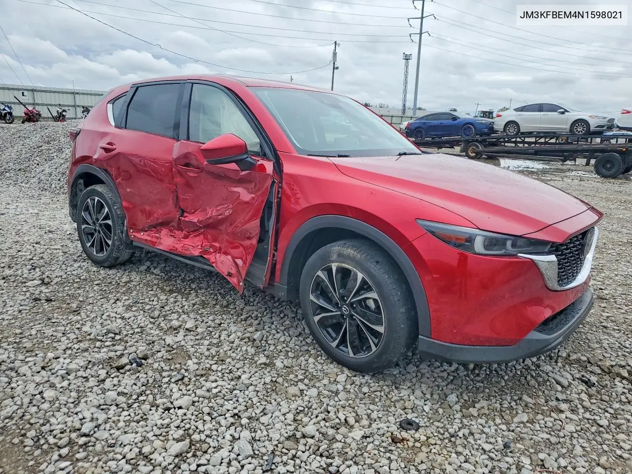 2022 MAZDA CX-5 VIN JM3KFBEM4N1598021 — фото 4