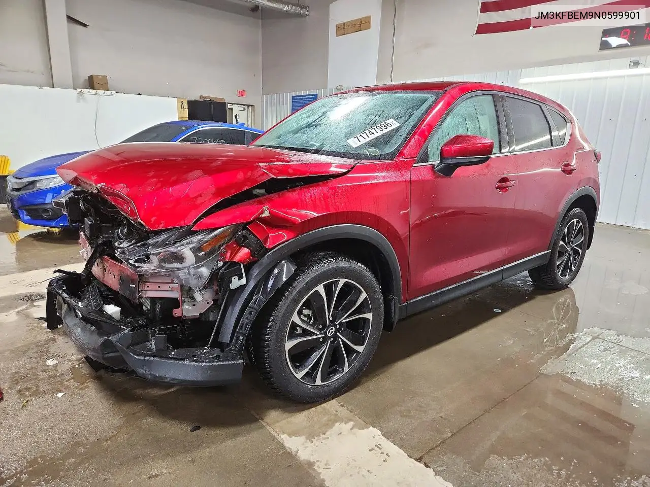 MAZDA CX-5 2022, VIN JM3KFBEM9N0599901