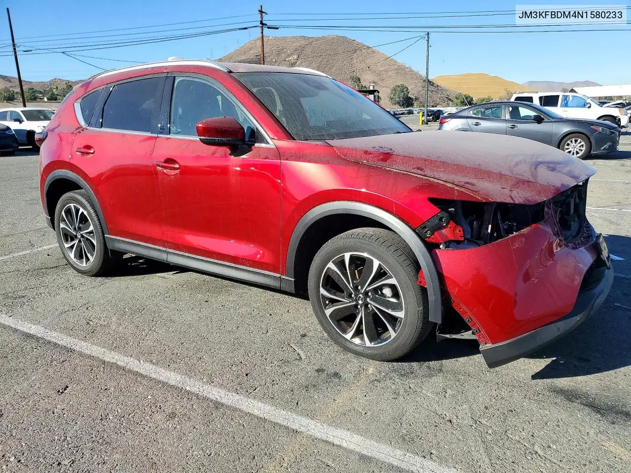 2022 MAZDA CX-5 VIN JM3KFBDM4N1580233 — фото 4