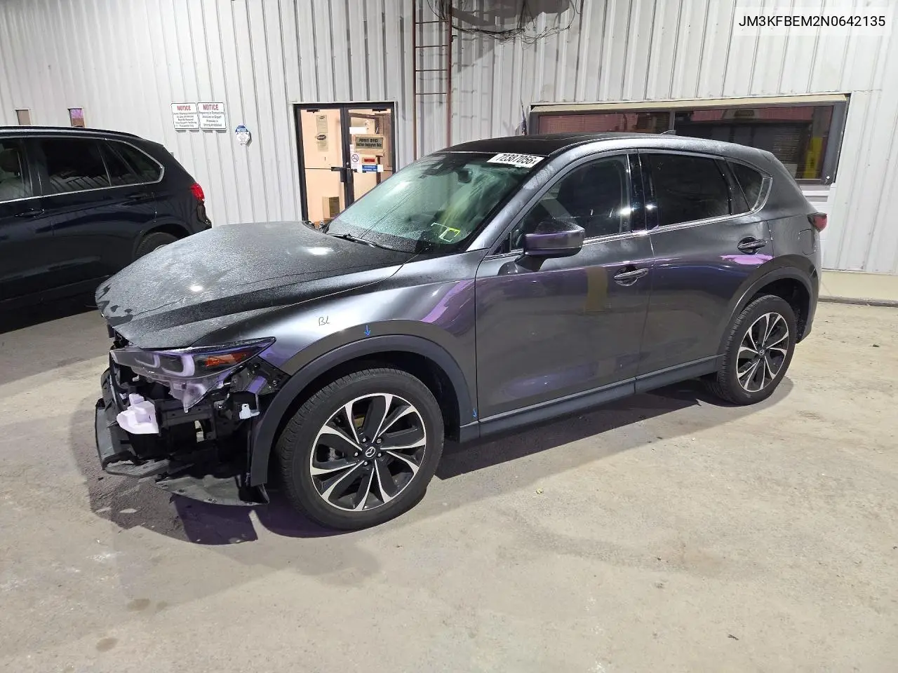 MAZDA CX-5 2022, VIN JM3KFBEM2N0642135