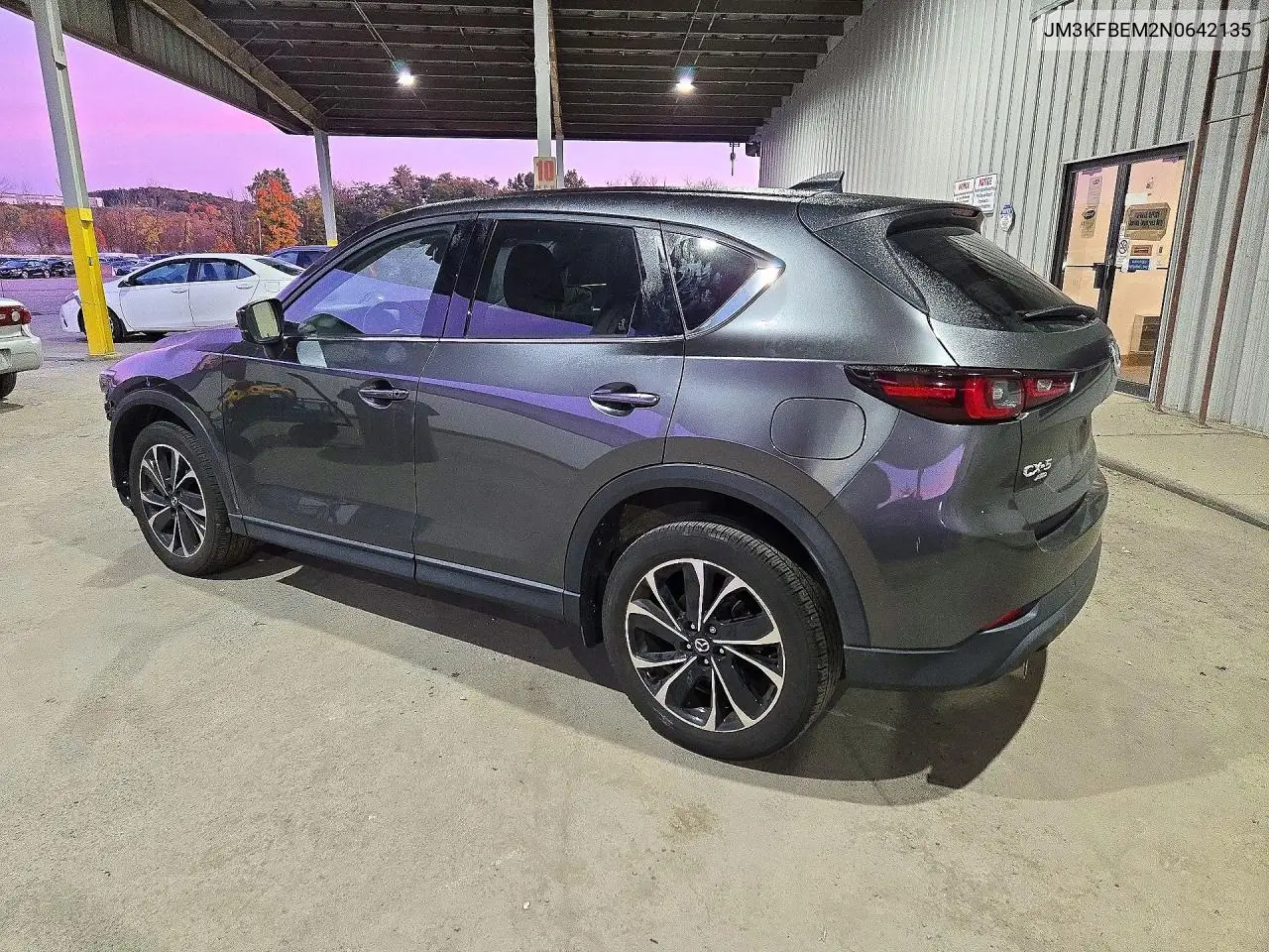 2022 MAZDA CX-5 VIN JM3KFBEM2N0642135 — фото 2