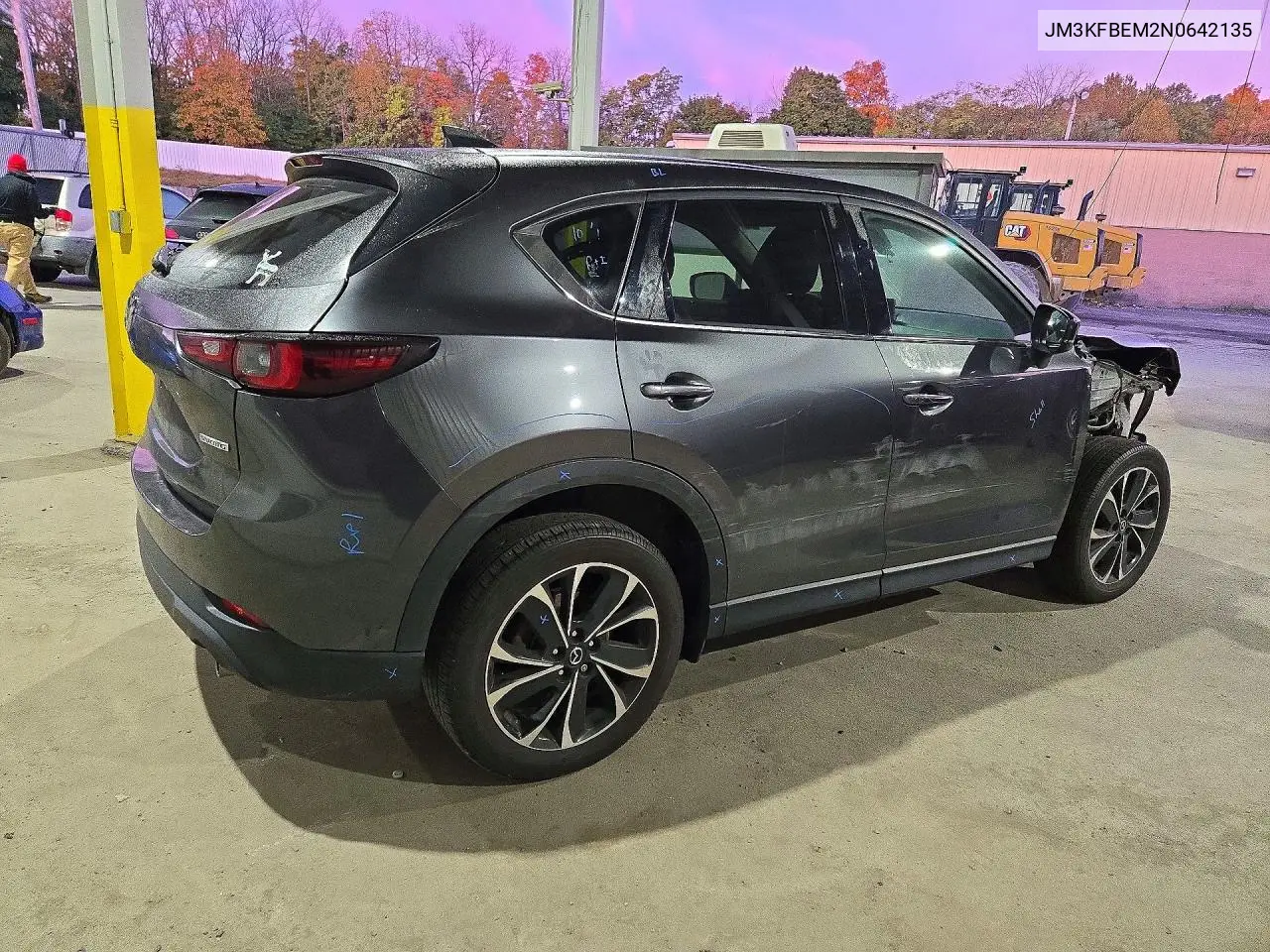 2022 MAZDA CX-5 VIN JM3KFBEM2N0642135 — фото 3