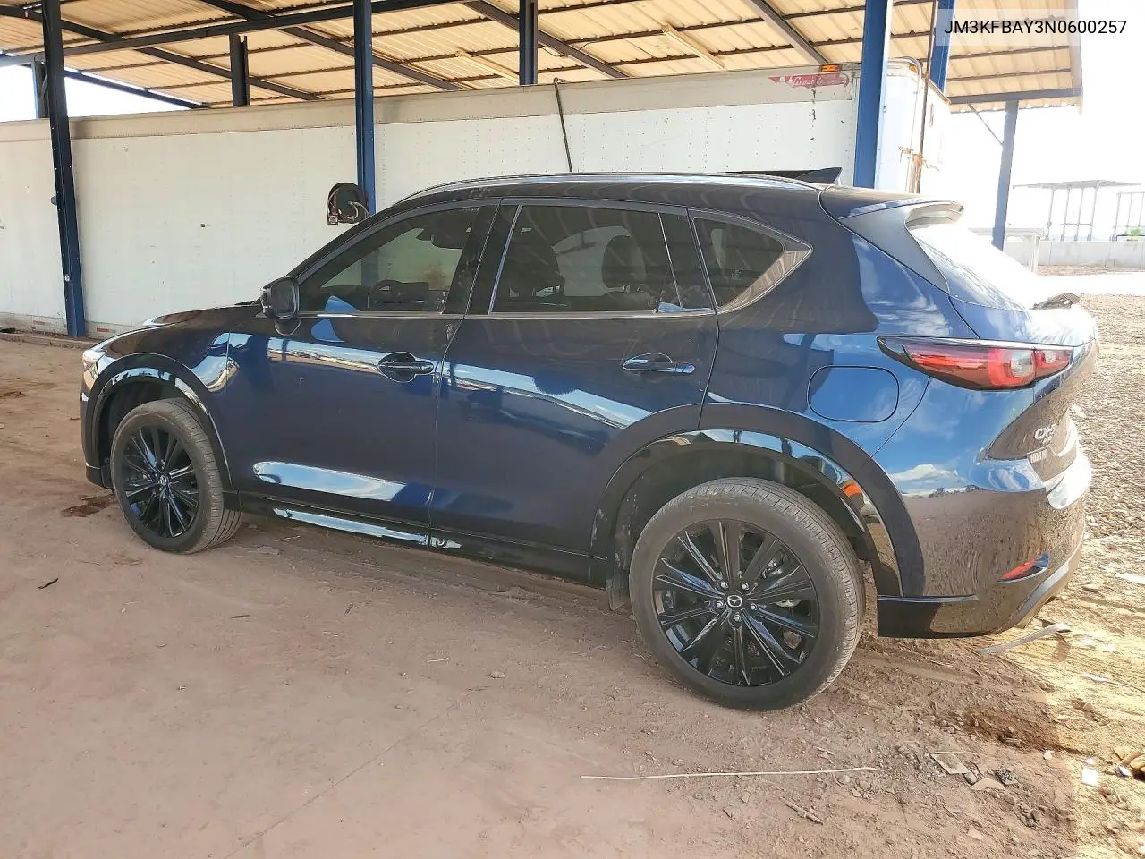 2022 MAZDA CX-5 VIN JM3KFBAY3N0600257 — фото 2