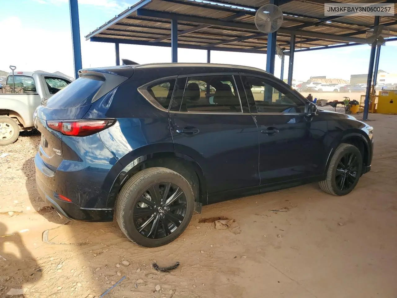 2022 MAZDA CX-5 VIN JM3KFBAY3N0600257 — фото 3