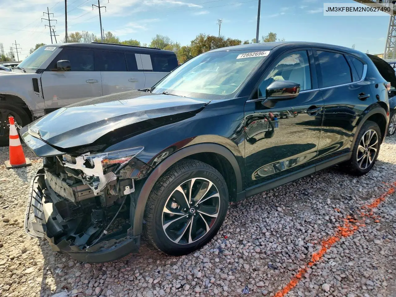 MAZDA CX-5 2022, VIN JM3KFBEM2N0627490
