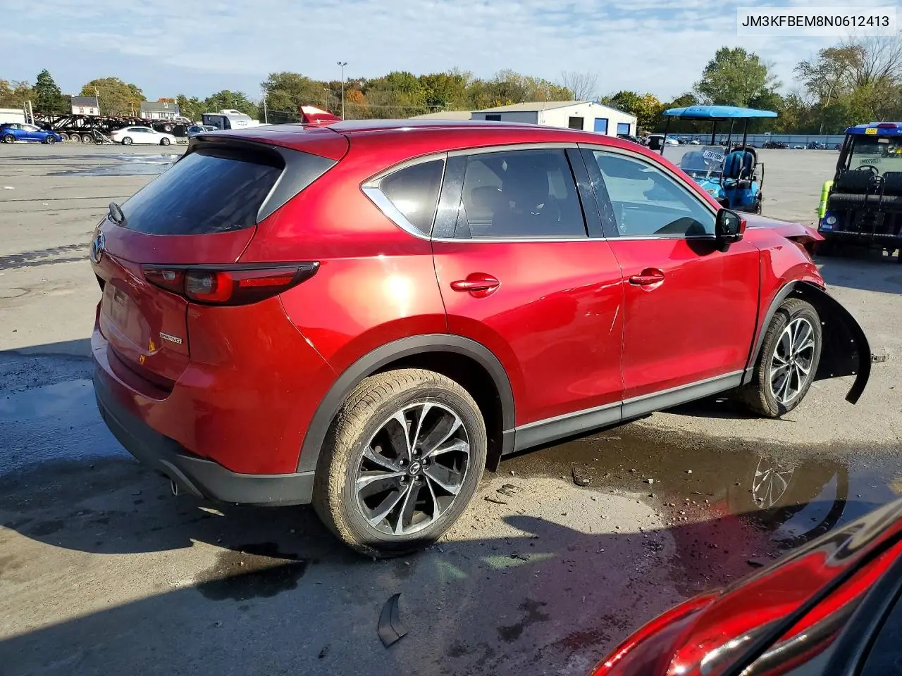 2022 MAZDA CX-5 VIN JM3KFBEM8N0612413 — фото 3