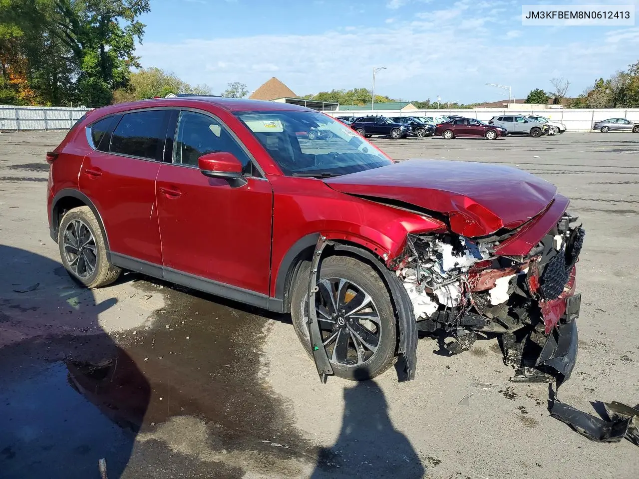 2022 MAZDA CX-5 VIN JM3KFBEM8N0612413 — фото 4