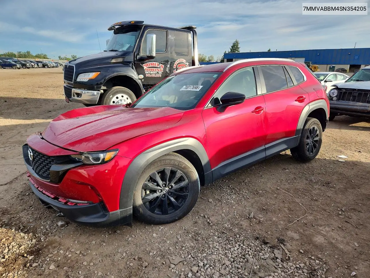 MAZDA CX-50 2025, VIN 7MMVABBM4SN354205