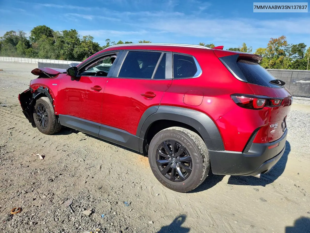 2025 MAZDA CX-50 VIN 7MMVAABW3SN137837 — фото 2