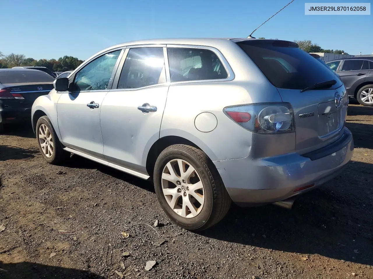 2007 MAZDA CX-7 VIN JM3ER29L870162058 — фото 2