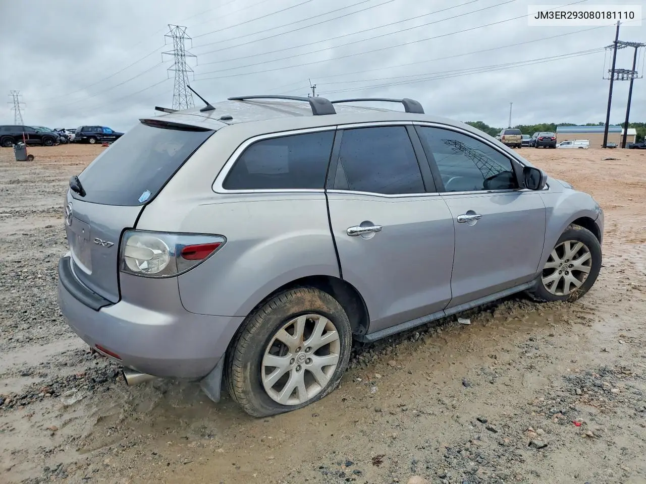 2008 MAZDA CX-7 VIN JM3ER293080181110 — фото 3