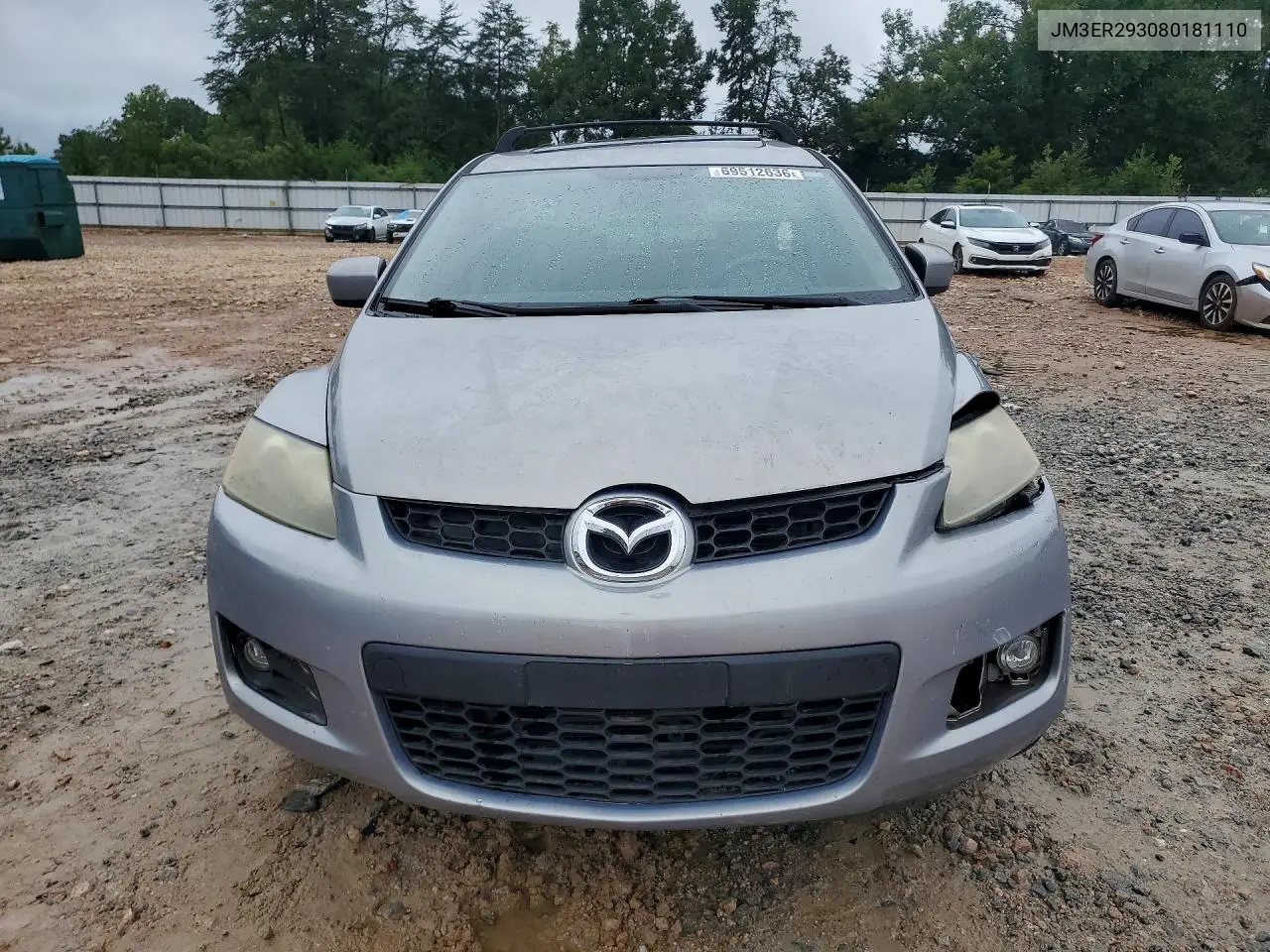 2008 MAZDA CX-7 VIN JM3ER293080181110 — фото 5