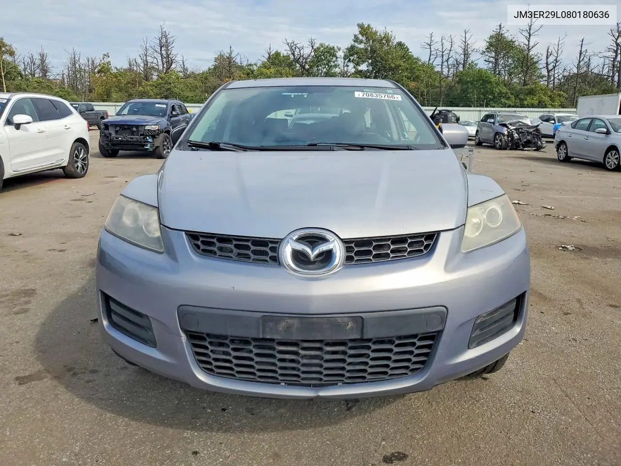 2008 MAZDA CX-7 VIN JM3ER29L080180636 — фото 5