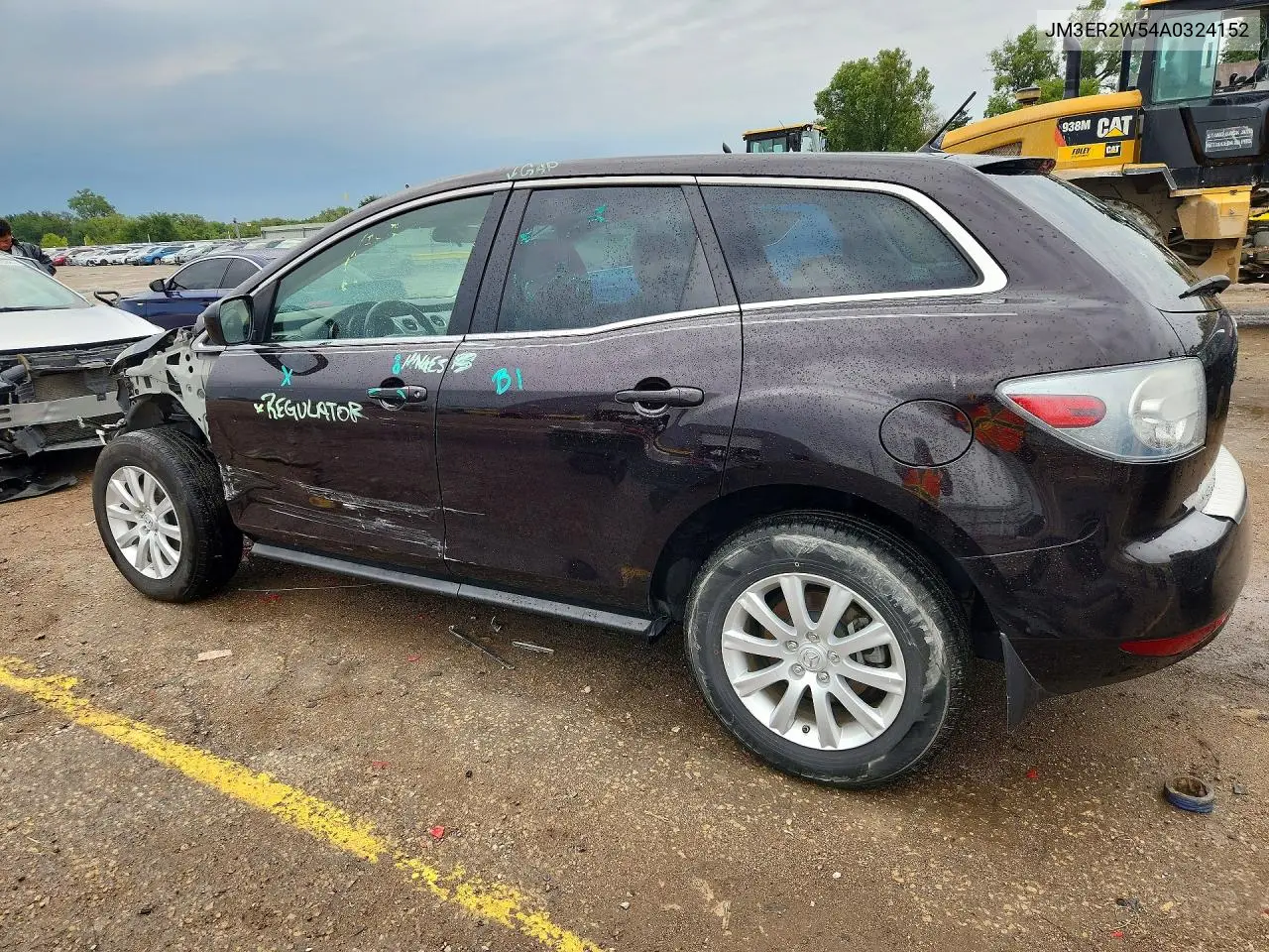 2010 MAZDA CX-7 VIN JM3ER2W54A0324152 — фото 2