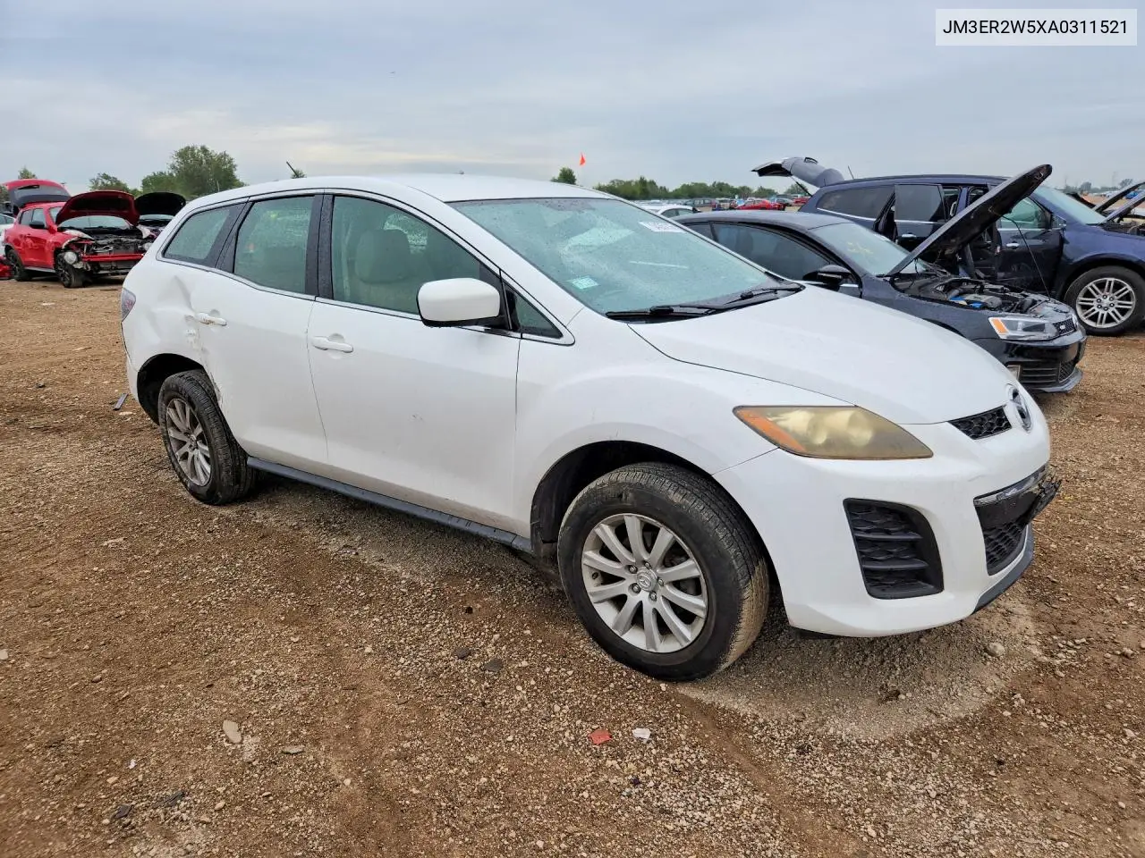 2010 MAZDA CX-7 VIN JM3ER2W5XA0311521 — фото 4