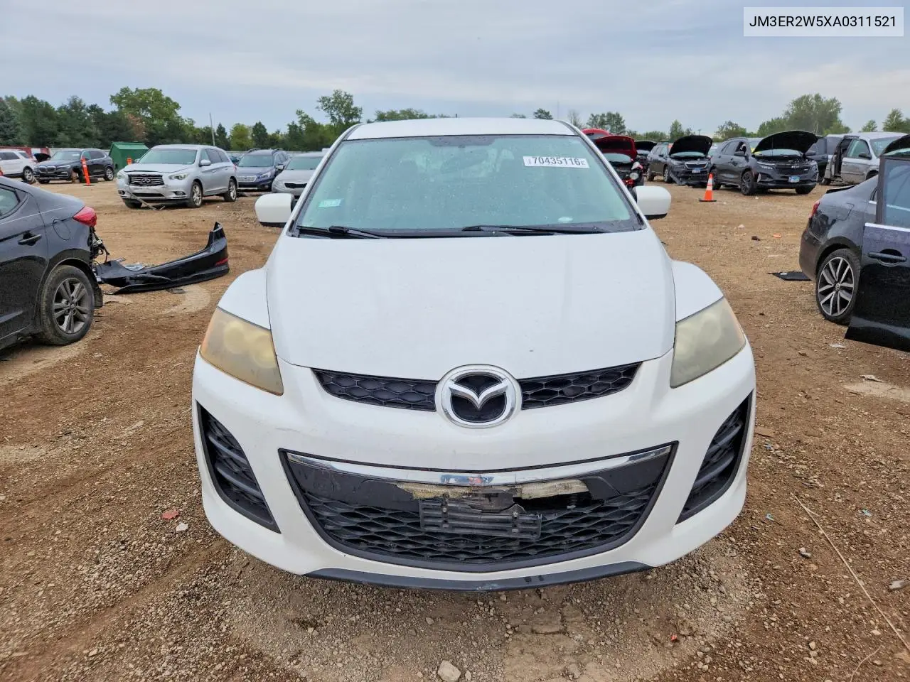 2010 MAZDA CX-7 VIN JM3ER2W5XA0311521 — фото 5