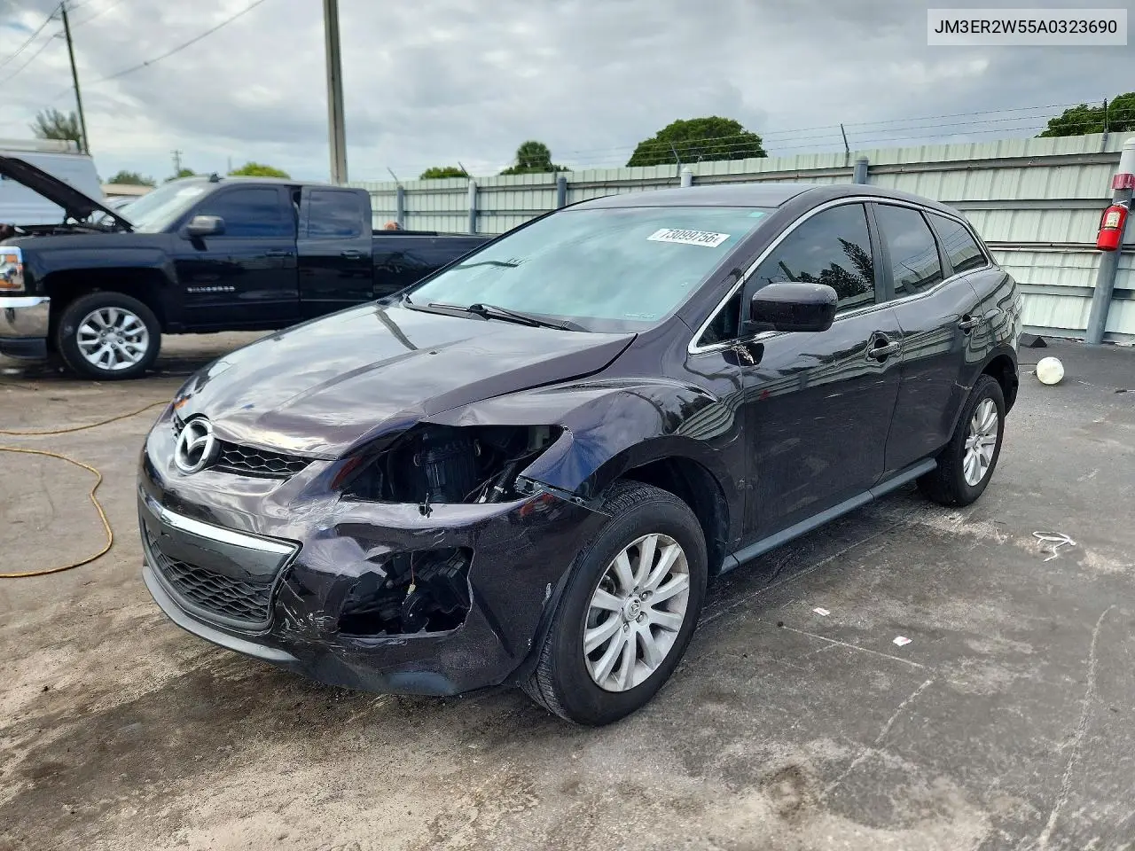 MAZDA CX-7 2010, VIN JM3ER2W55A0323690