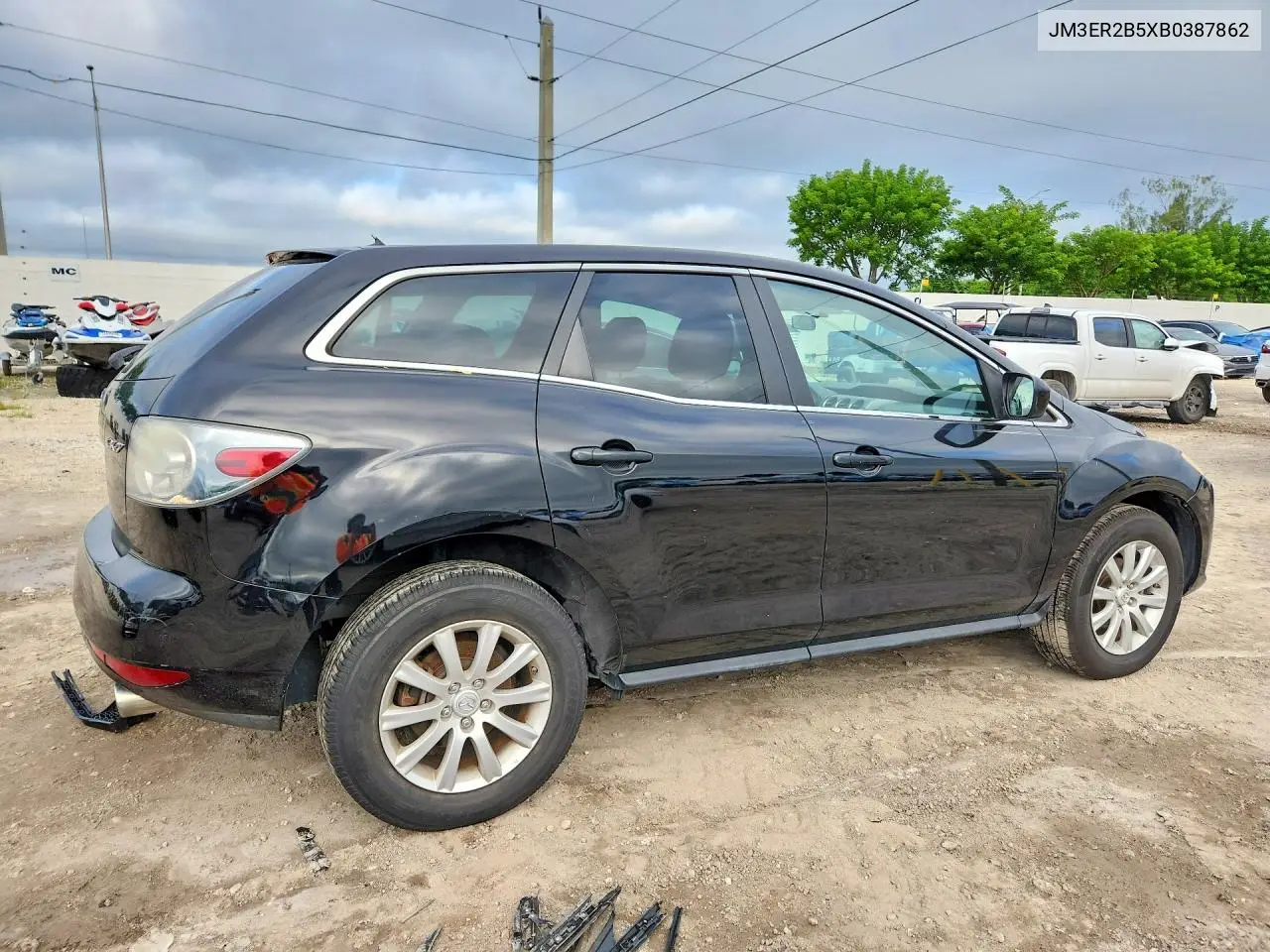 2011 MAZDA CX-7 VIN JM3ER2B5XB0387862 — фото 3