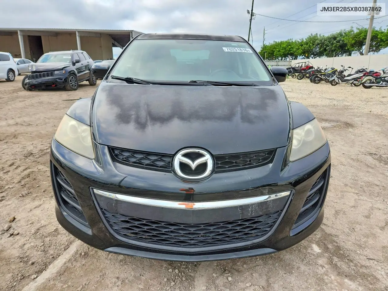2011 MAZDA CX-7 VIN JM3ER2B5XB0387862 — фото 5