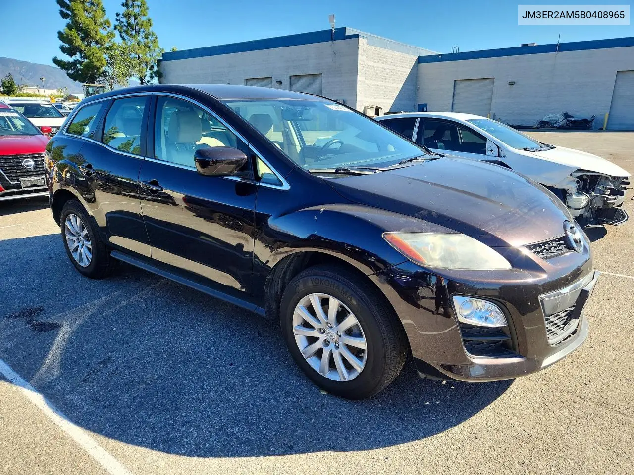 2011 MAZDA CX-7 VIN JM3ER2AM5B0408965 — фото 4