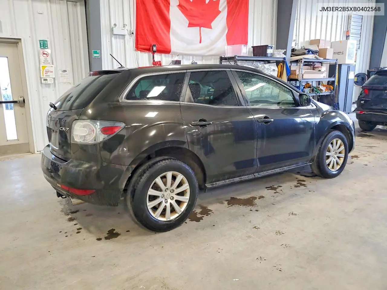 2011 MAZDA CX-7 VIN JM3ER2B5XB0402568 — фото 3
