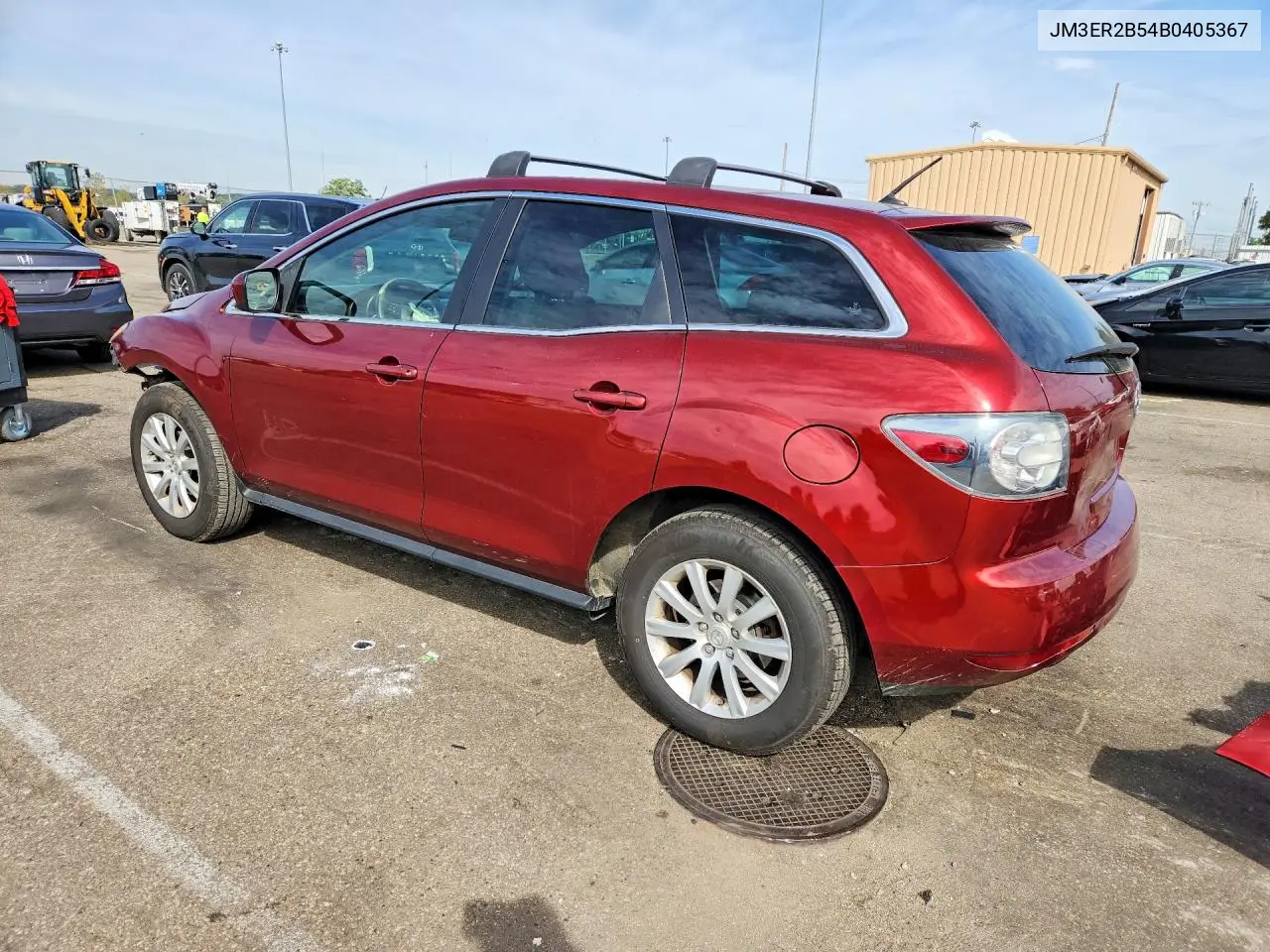 2011 MAZDA CX-7 VIN JM3ER2B54B0405367 — фото 2