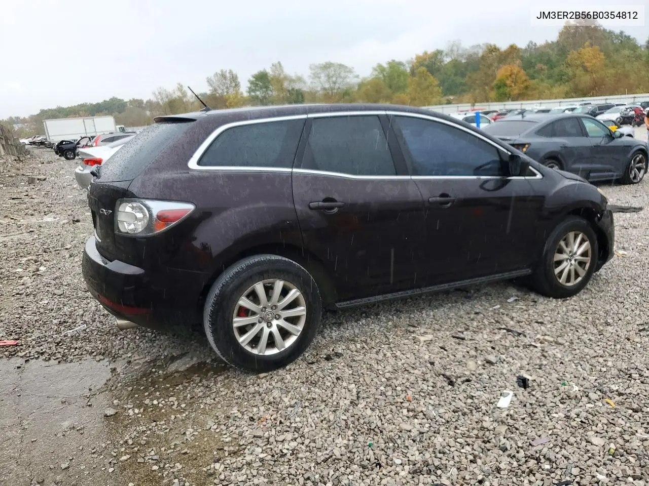 2011 MAZDA CX-7 VIN JM3ER2B56B0354812 — фото 3