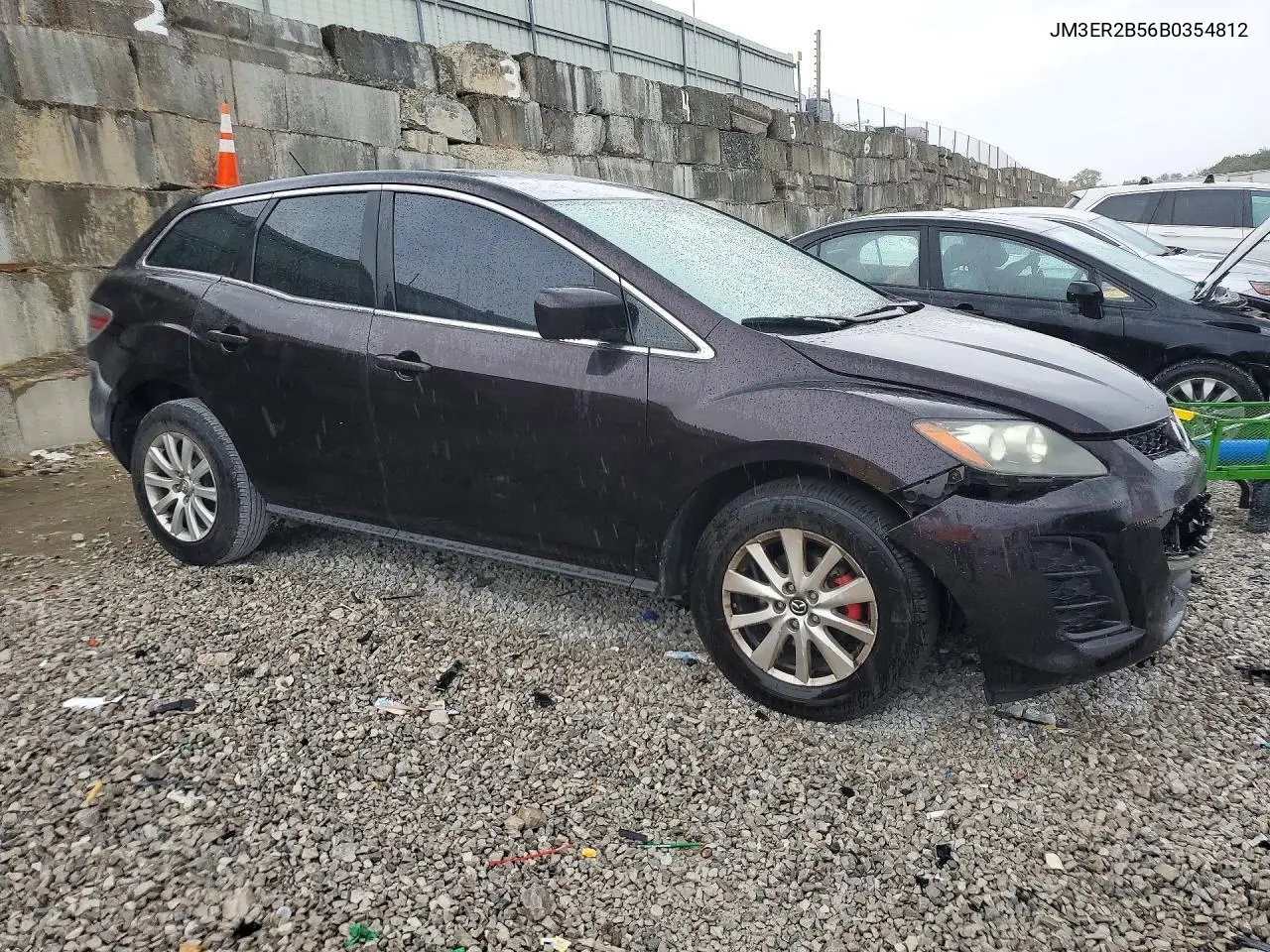 2011 MAZDA CX-7 VIN JM3ER2B56B0354812 — фото 4