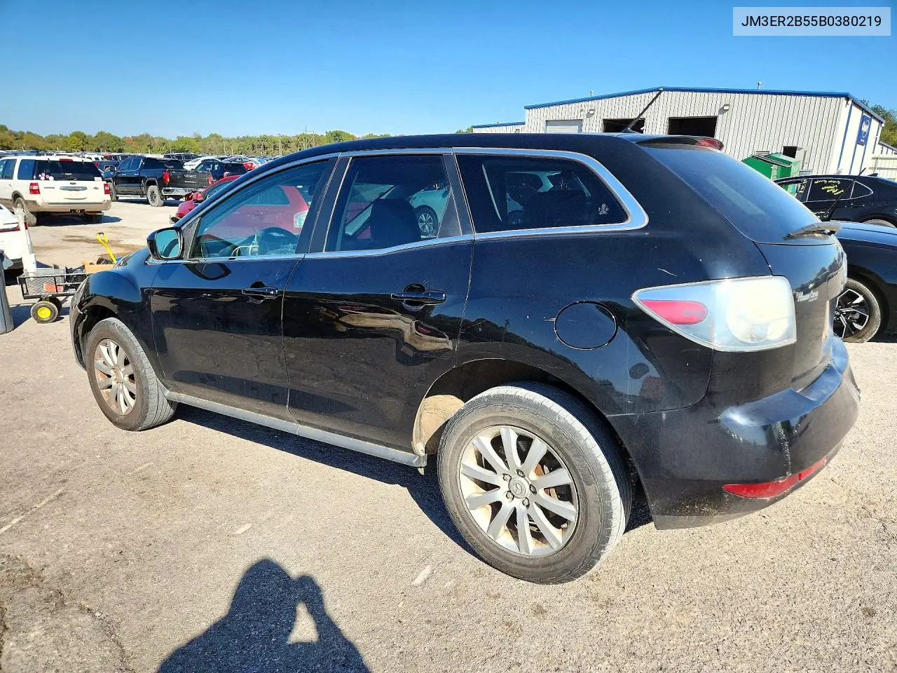 2011 MAZDA CX-7 VIN JM3ER2B55B0380219 — фото 2