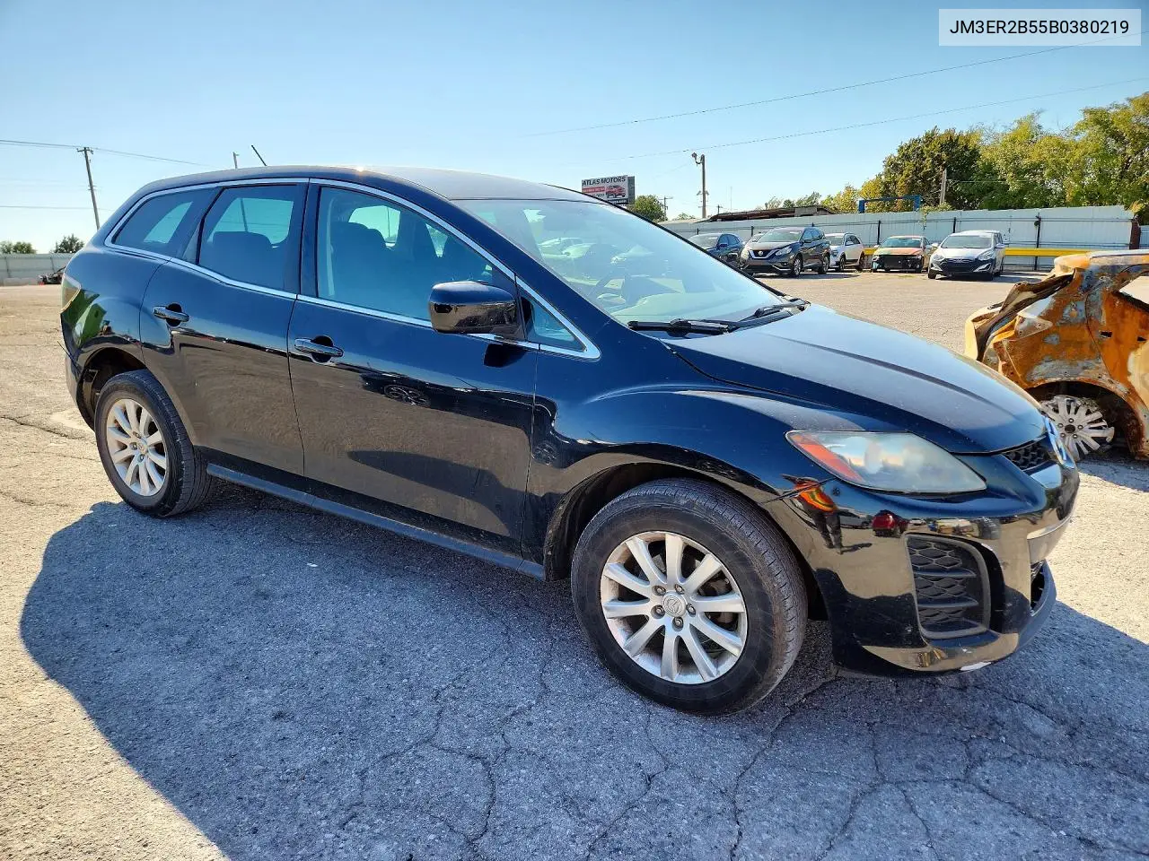 2011 MAZDA CX-7 VIN JM3ER2B55B0380219 — фото 4