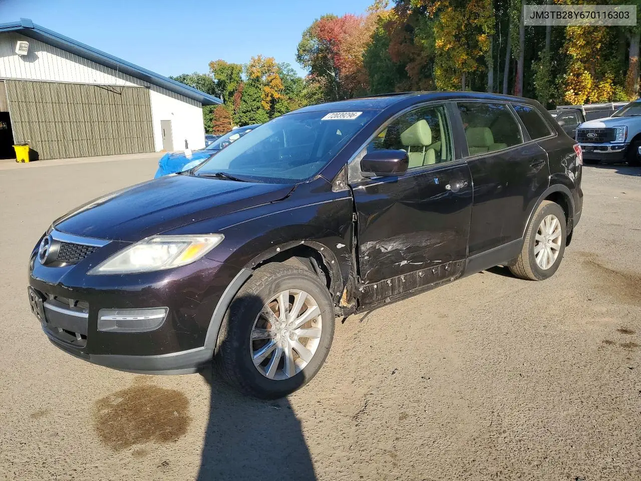 MAZDA CX-9 2007, VIN JM3TB28Y670116303
