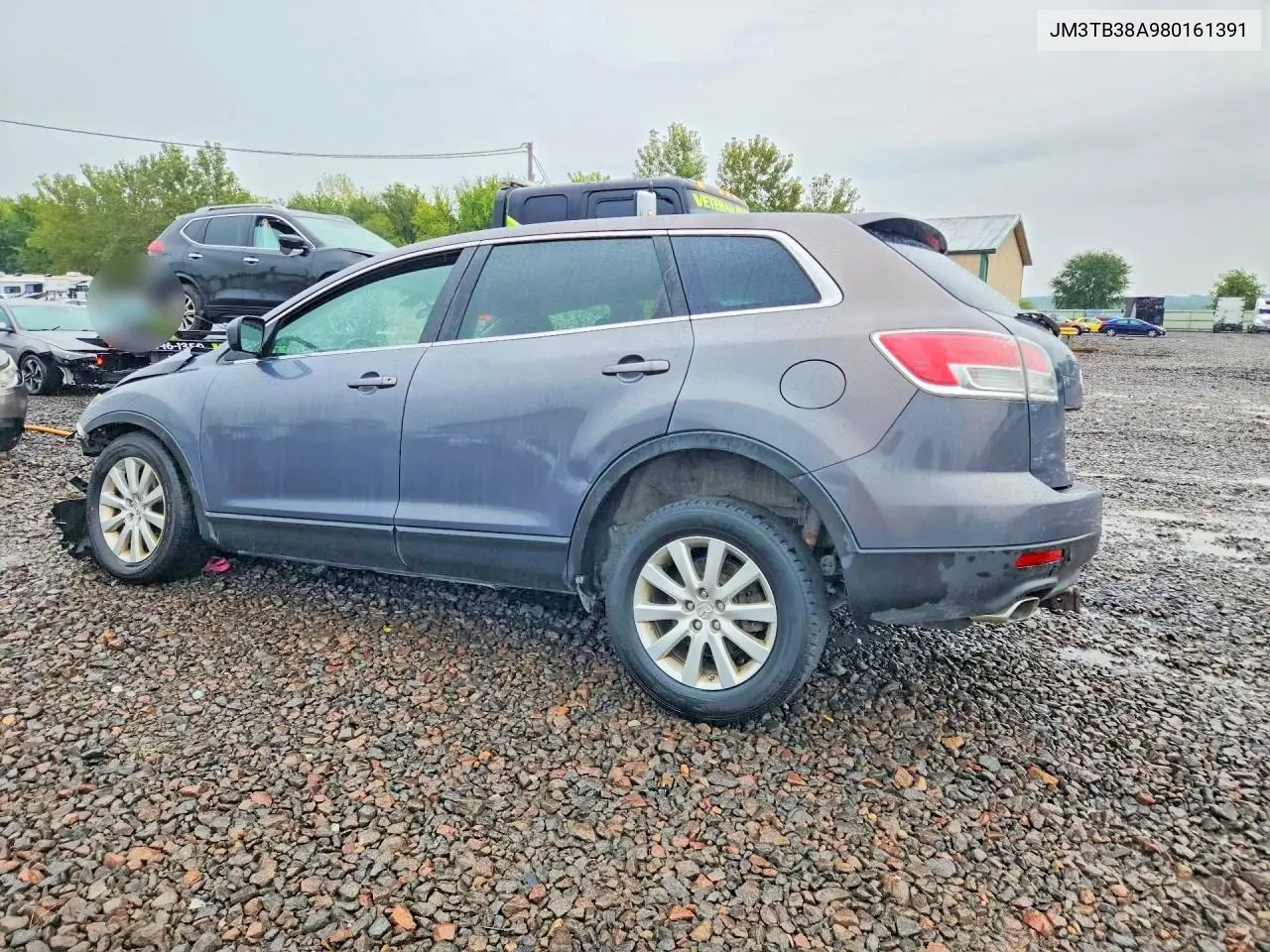 2008 MAZDA CX-9 VIN JM3TB38A980161391 — фото 2