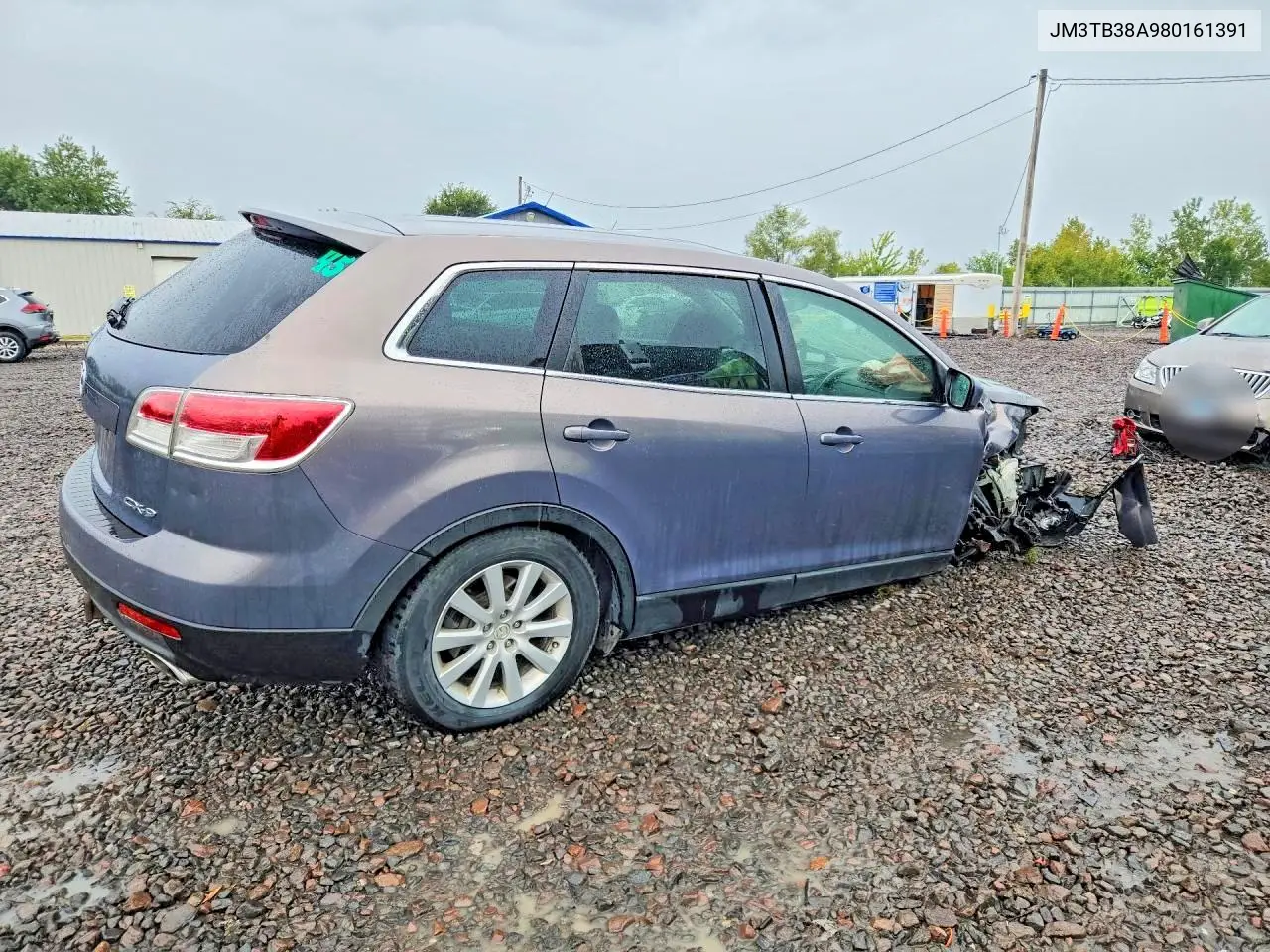 2008 MAZDA CX-9 VIN JM3TB38A980161391 — фото 3