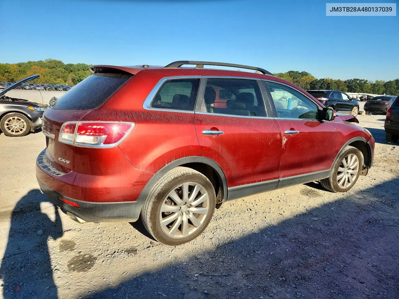 2008 MAZDA CX-9 VIN JM3TB28A480137039 — фото 3