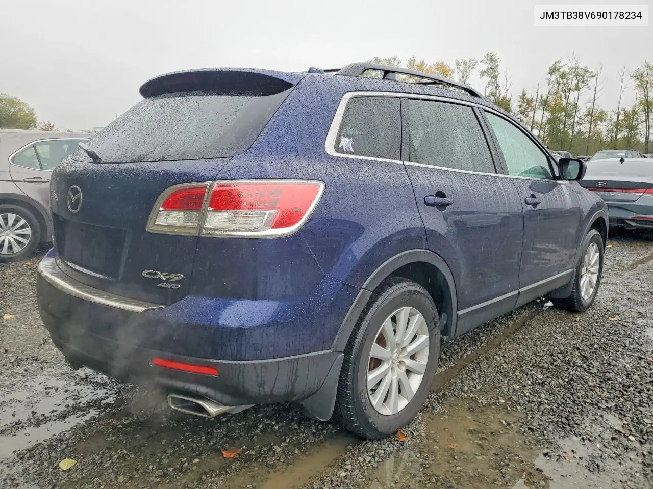 2009 MAZDA CX-9 VIN JM3TB38V690178234 — фото 3