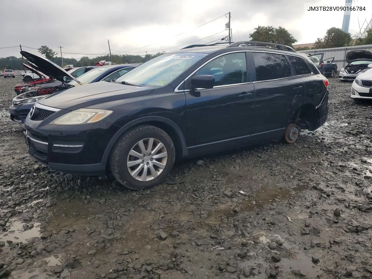 MAZDA CX-9 2009, VIN JM3TB28V090166784