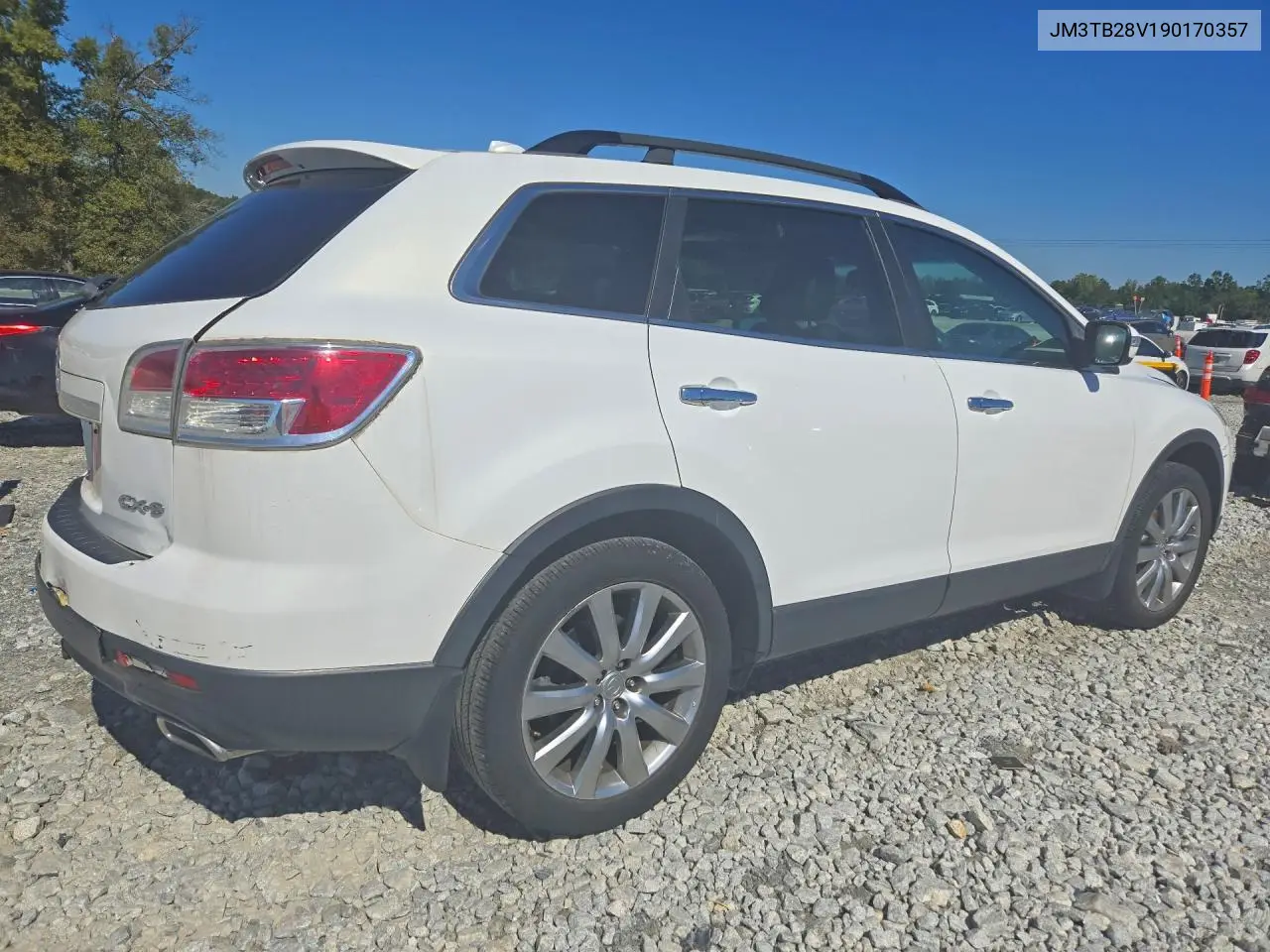 2009 MAZDA CX-9 VIN JM3TB28V190170357 — фото 3