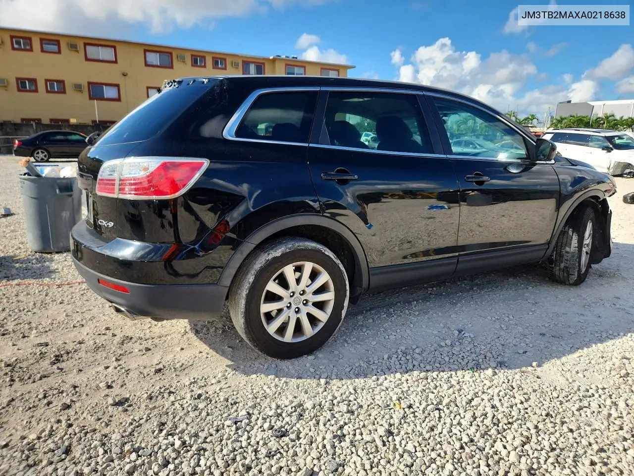 2010 MAZDA CX-9 VIN JM3TB2MAXA0218638 — фото 3