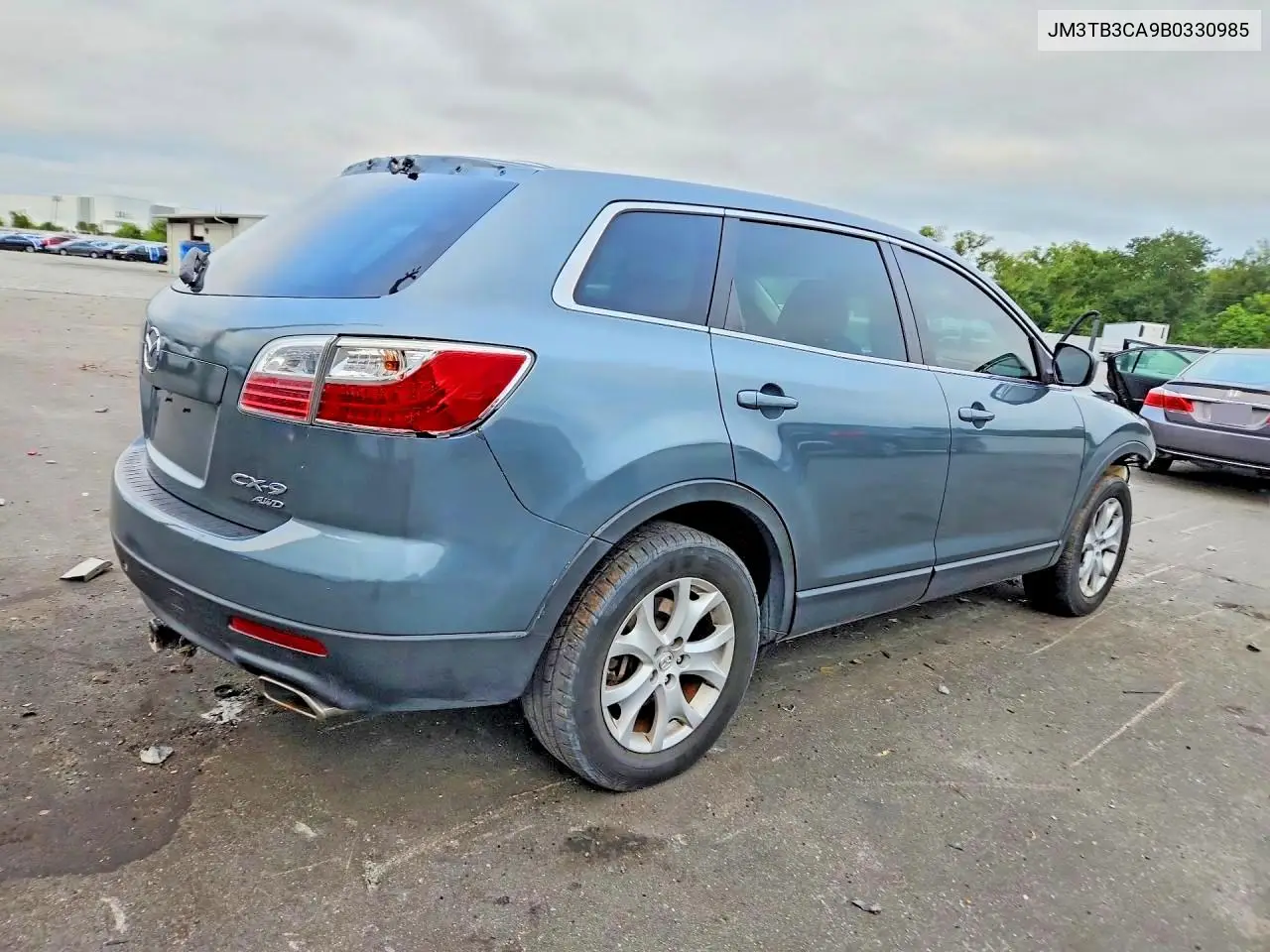 2011 MAZDA CX-9 VIN JM3TB3CA9B0330985 — фото 3