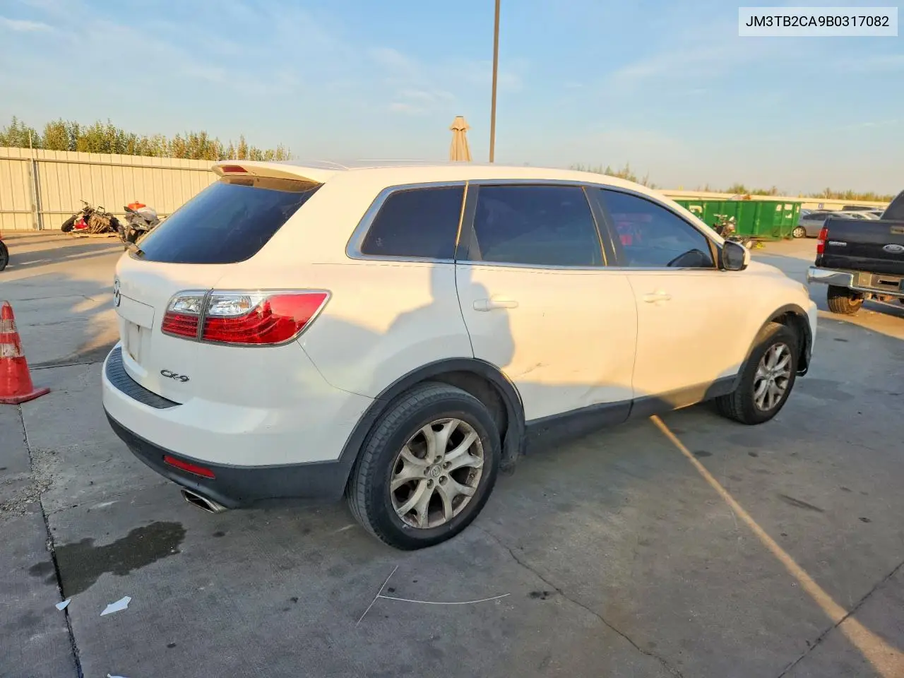 2011 MAZDA CX-9 VIN JM3TB2CA9B0317082 — фото 3