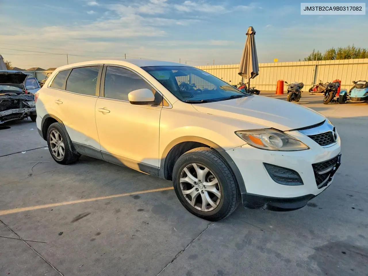 2011 MAZDA CX-9 VIN JM3TB2CA9B0317082 — фото 4