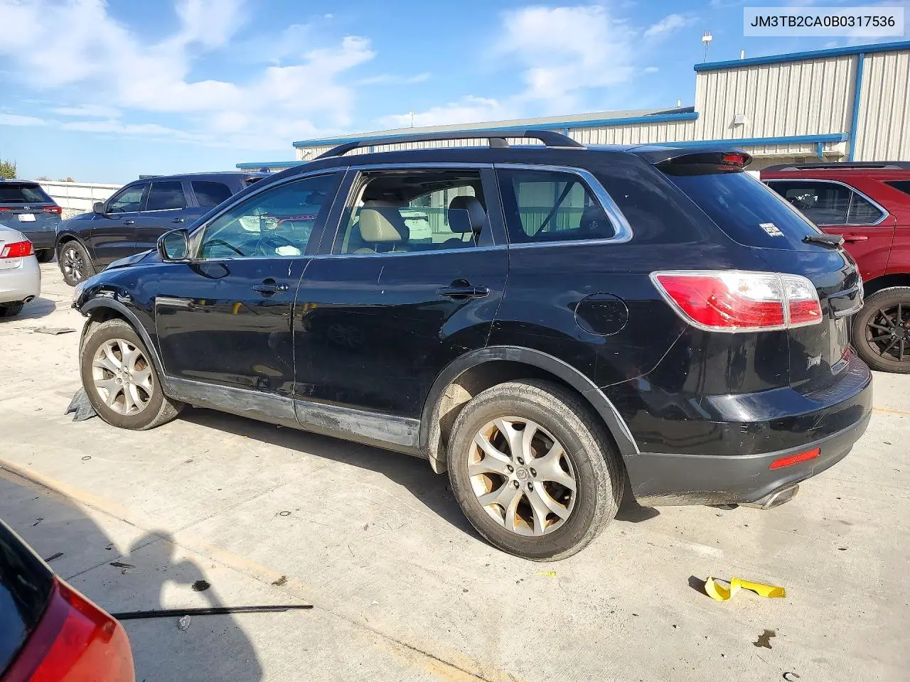 2011 MAZDA CX-9 VIN JM3TB2CA0B0317536 — фото 2