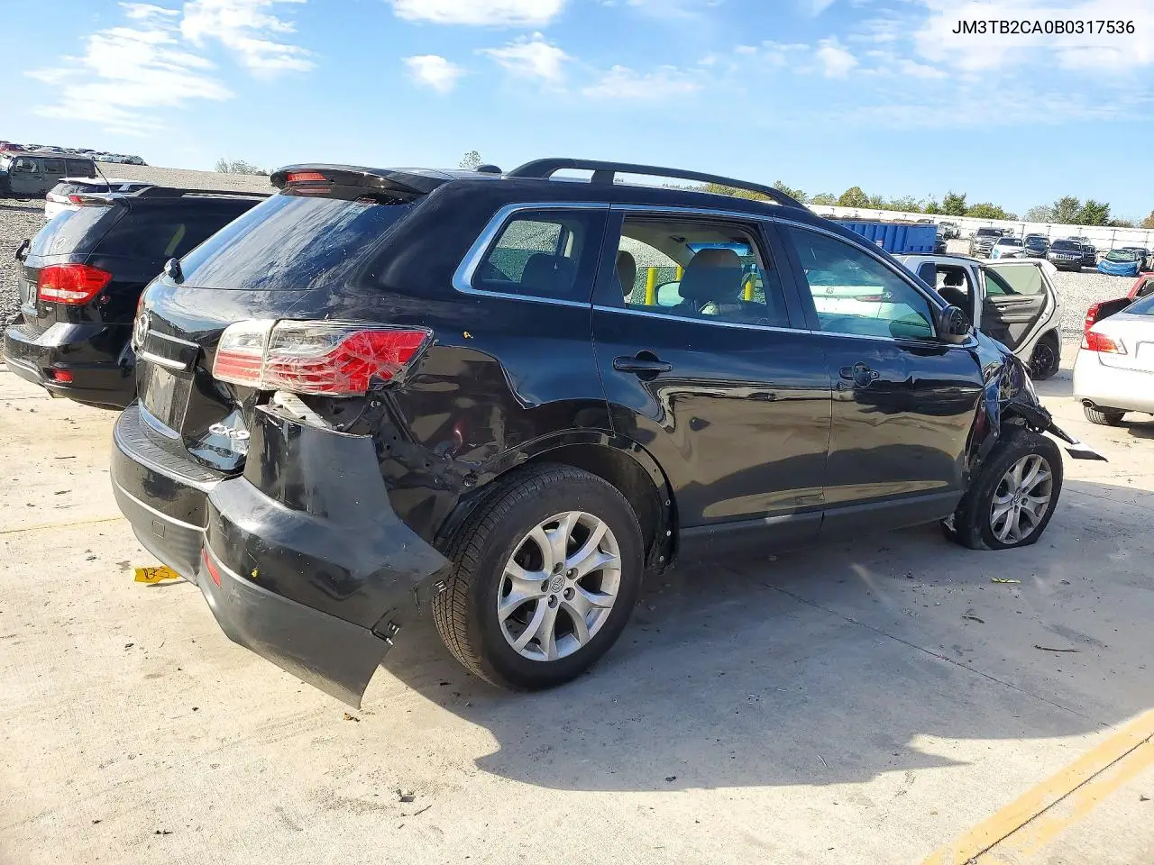 2011 MAZDA CX-9 VIN JM3TB2CA0B0317536 — фото 3