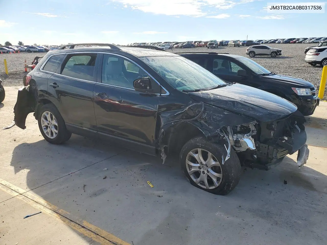 2011 MAZDA CX-9 VIN JM3TB2CA0B0317536 — фото 4