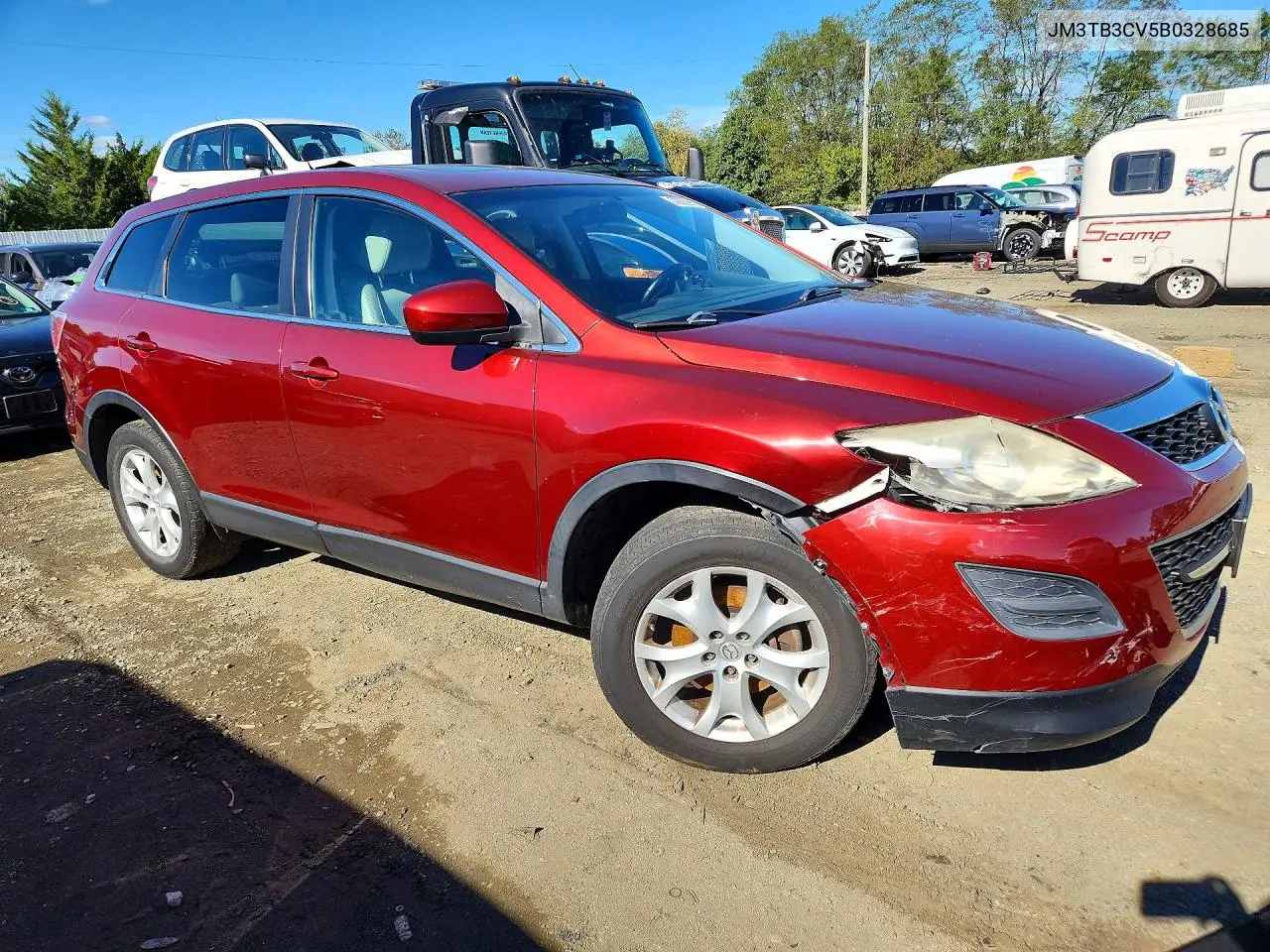 2011 MAZDA CX-9 VIN JM3TB3CV5B0328685 — фото 4